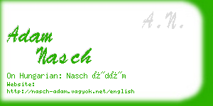 adam nasch business card